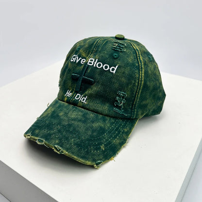 New Unisex Letter Embroidery American Vintage Baseball Hats