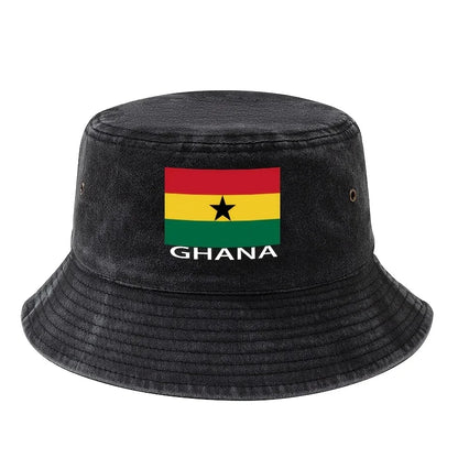 Football Event 2026 Printed Ghana Flag Bucket Hat