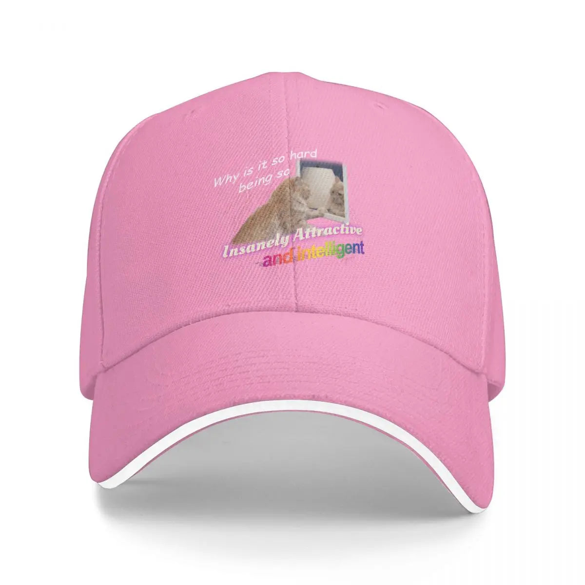 Insanely Attractive Intelligent Meme Baseball Cap