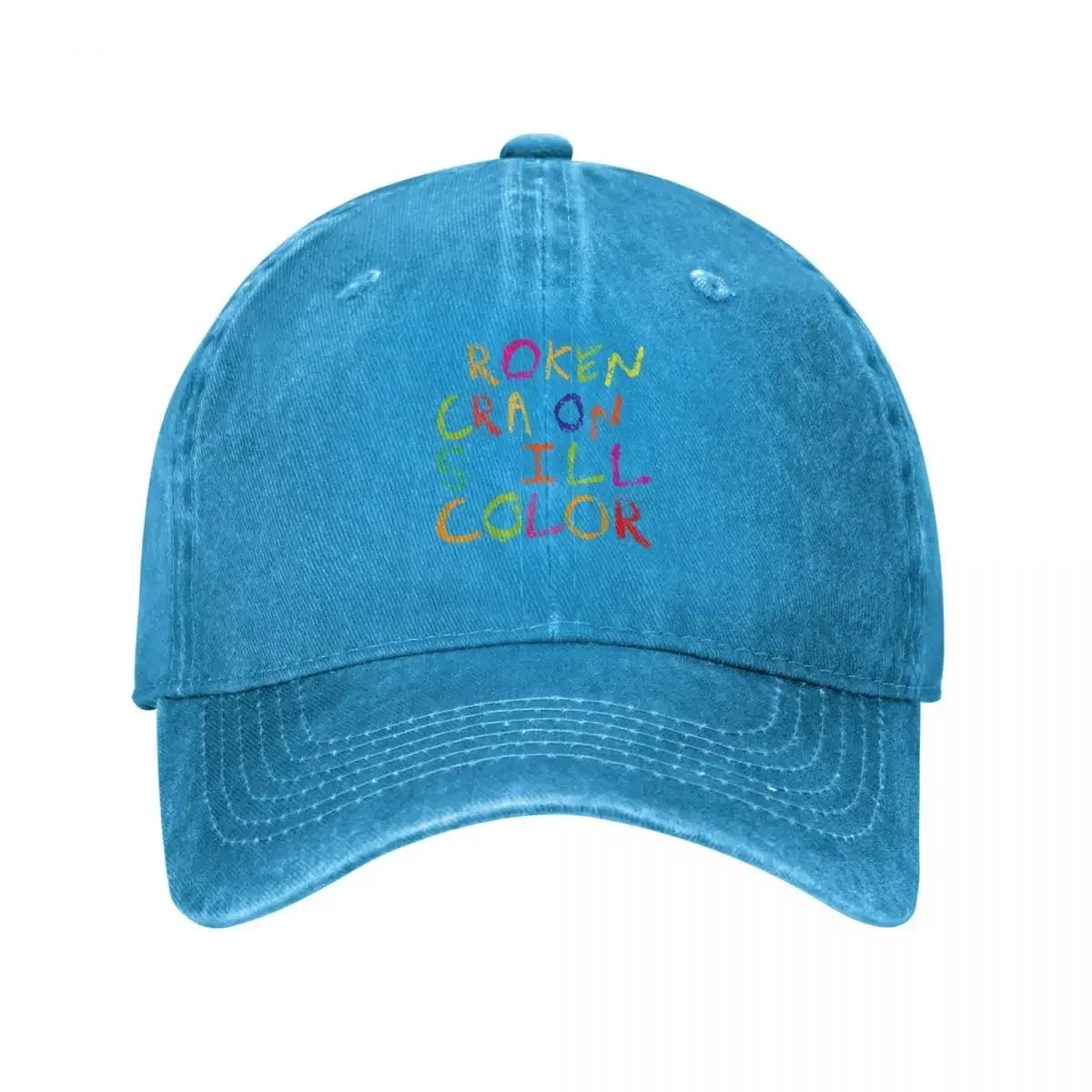 Broken Crayons Still Color Grunge Baseball Cap