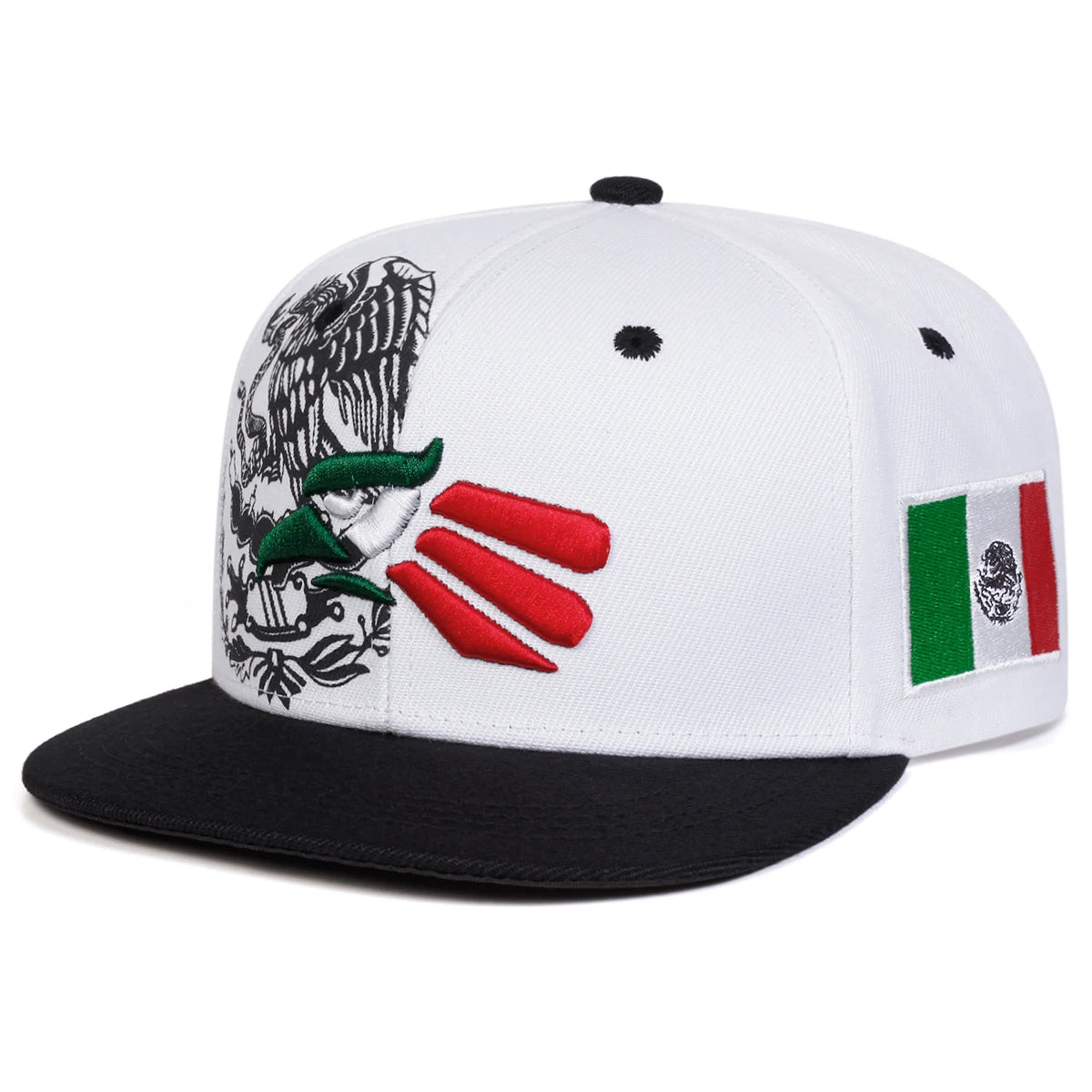 Eagle Embroidered Hip Hop Snapback Cap