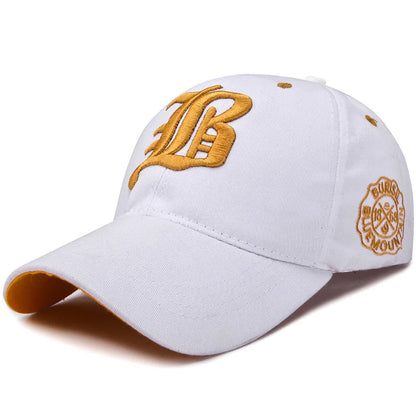 Summer Cotton Embroidery Snapback Baseball Cap