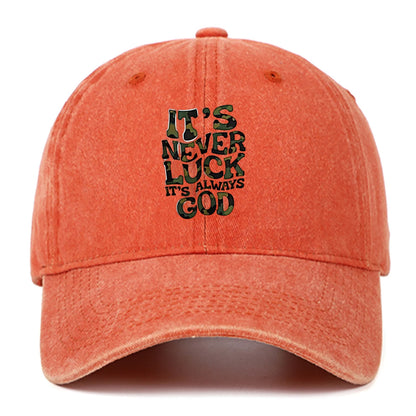 Camouflage Letter Outdoor Baseball Cap