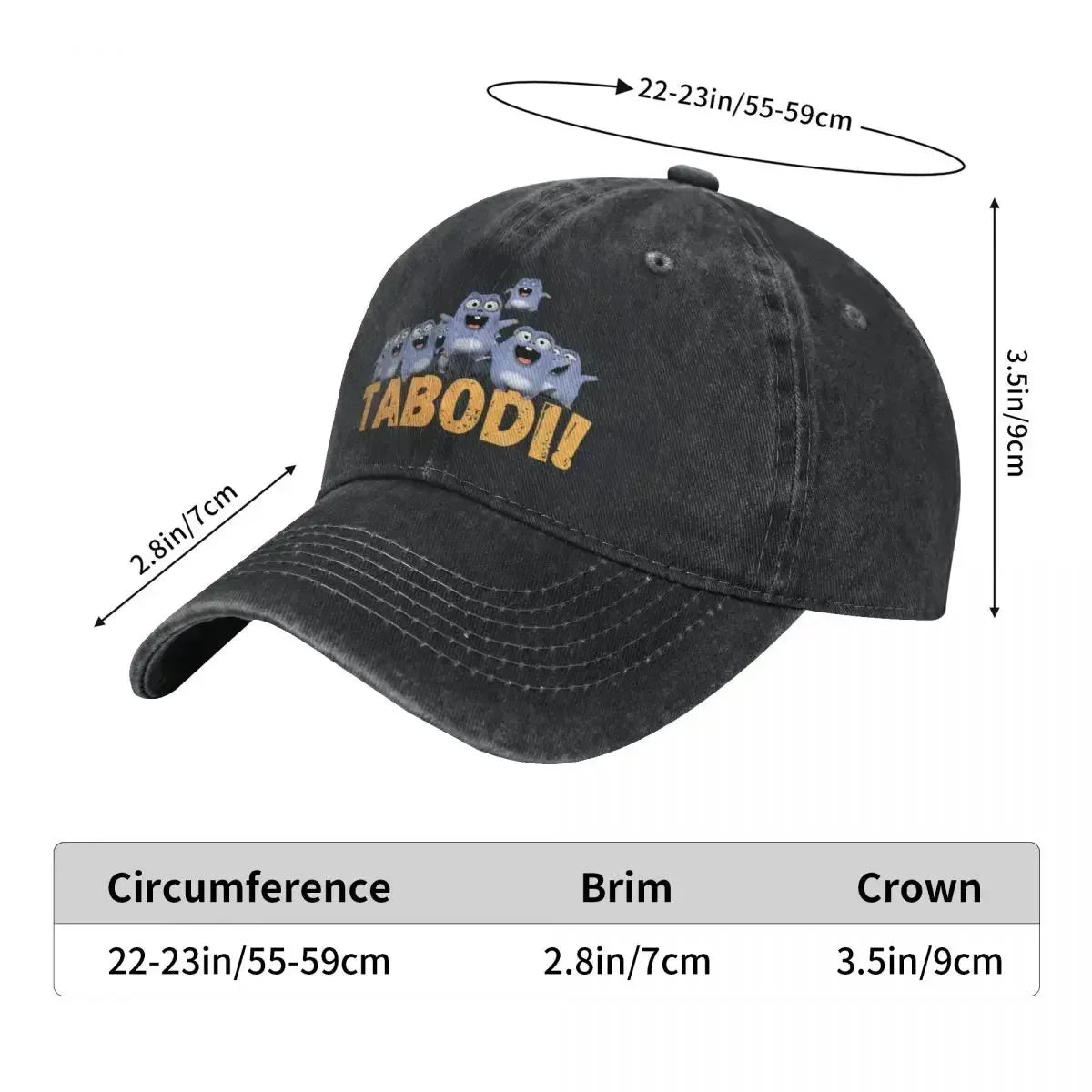 Happy Tabodi Grizzy Baseball Cap