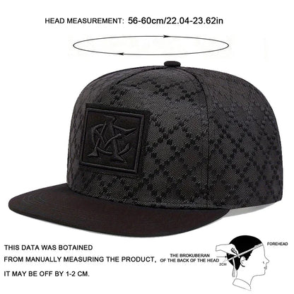 Crocodile Texture PU Leather Unisex Hip-Hop Snapback Cap