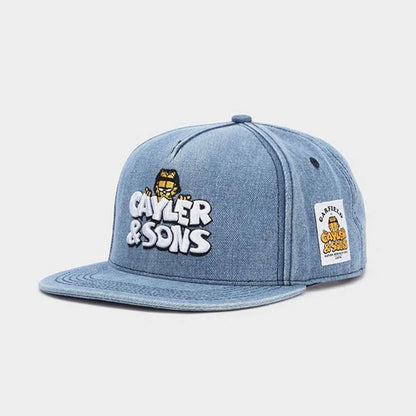 DALLAS Letter D Embroidered Unisex Hip-Hop Snapback Cap