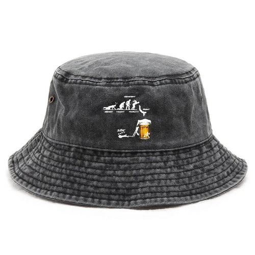 Funny Pub Culture Washed Bucket Hat