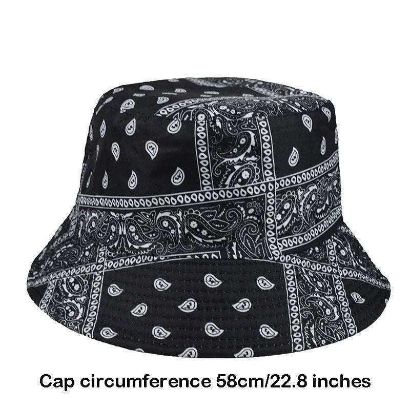Fashion Men Fisherman Hat Summer New Paisley Design