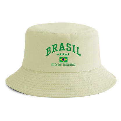 Brasil Rio De Janeiro Flag Bucket Hat