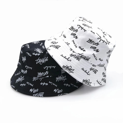 Double Sided Bucket Hat For Men Women Summer Unisex Fashion Cap
