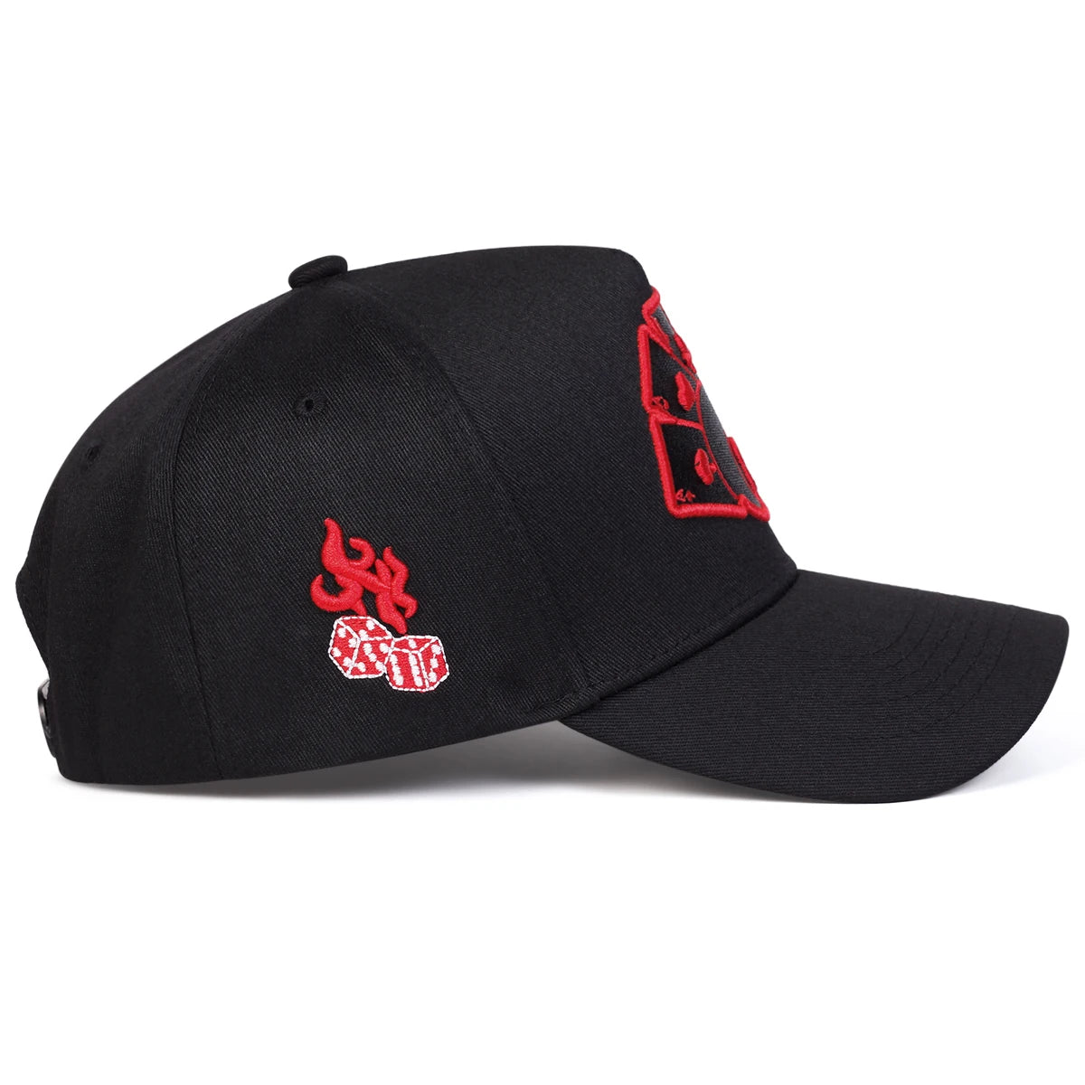 Unisex Poker Embroidery Baseball Caps Spring And Autumn Outdoor