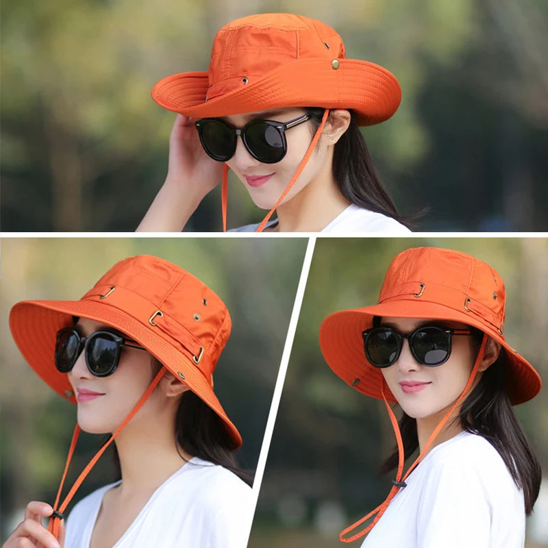 RICYGVM Wide Brim UV Protection Bucket Hat