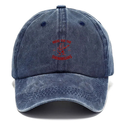 Vintage Funny Quote Washed Baseball Cap