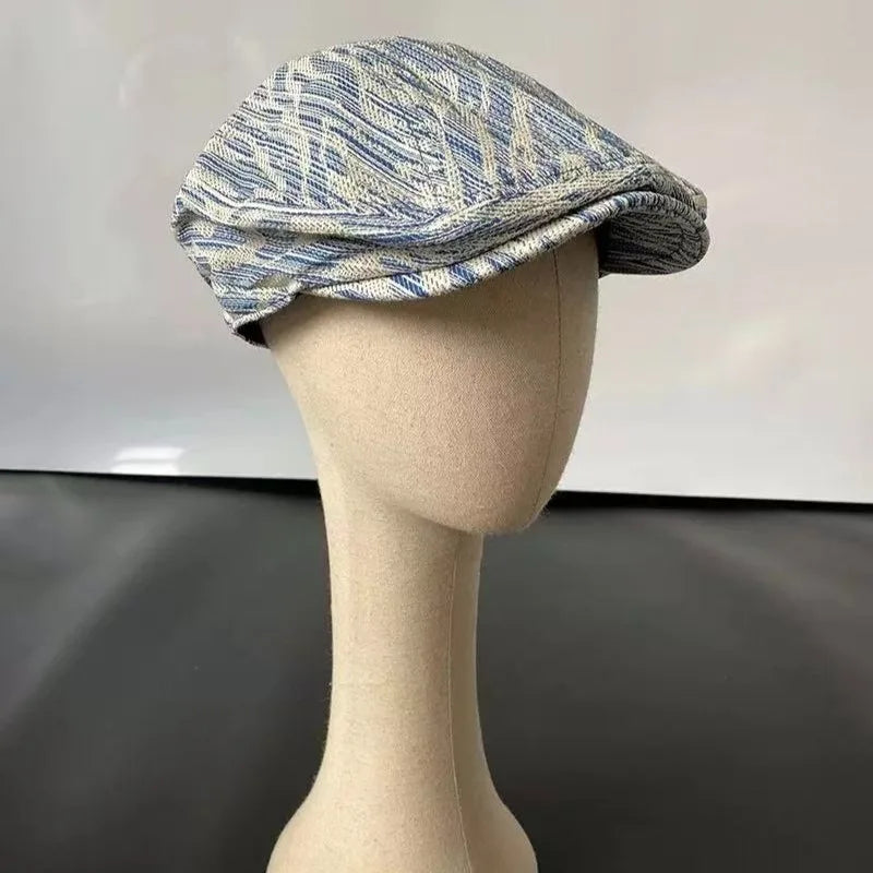 Summer New Cotton Big Size Berets For Men XL 62cm Big Head Peaked Cap