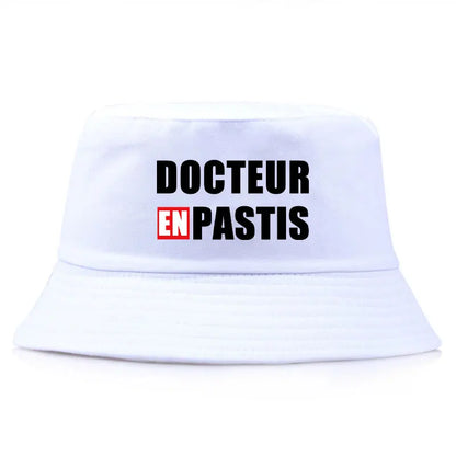 Docteur En Pastis Reversible Funny Bob Bucket Hat