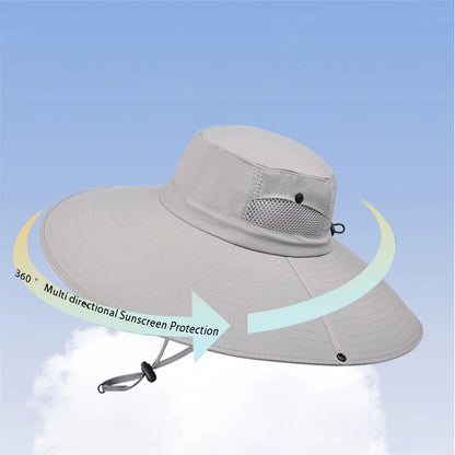 Breathable Waterproof Wide Brim Bucket Hat