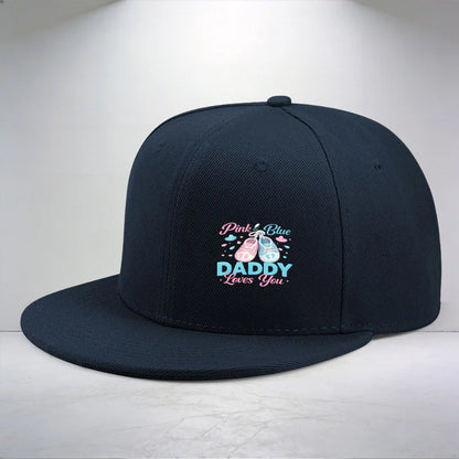 1pc Daddy Loves You Pattern Printed Cap