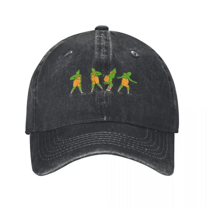I’m Not Going Retro Washed Denim Cowboy Baseball Cap