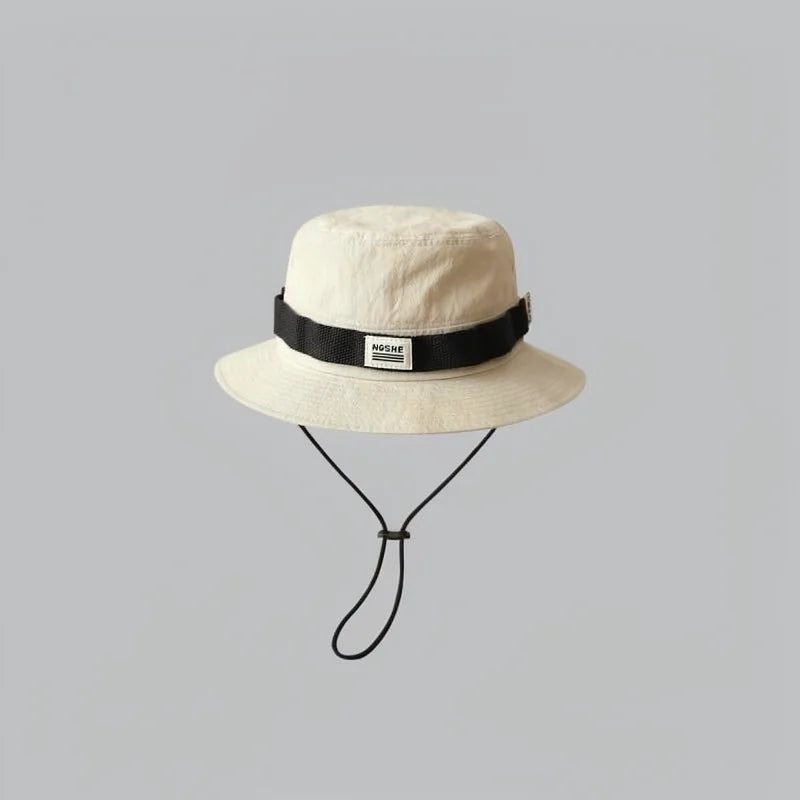 Unisex Wide Brim Outdoor Sun Protection Bucket Hat