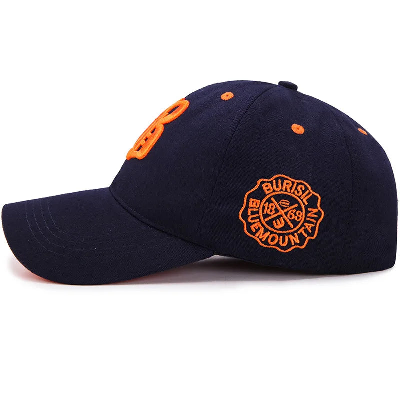 Summer Cotton Embroidery Snapback Baseball Cap