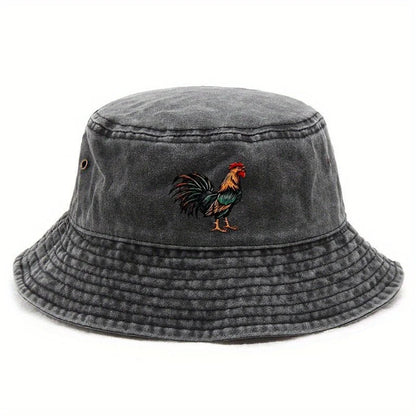 Fantasy Rooster Print Unisex Bucket Hat