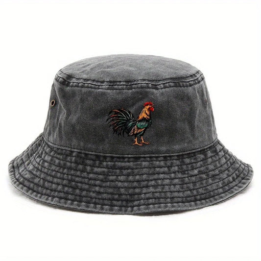 Fantasy Rooster Print Unisex Bucket Hat