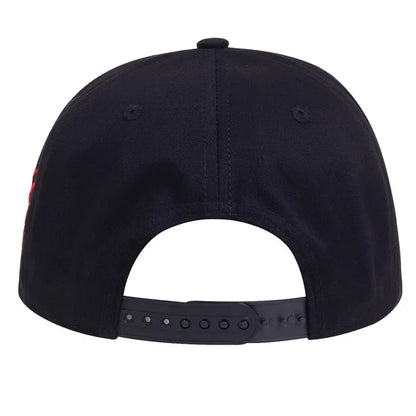 Black Tiger Embroidered Cotton Trucker Snapback cap