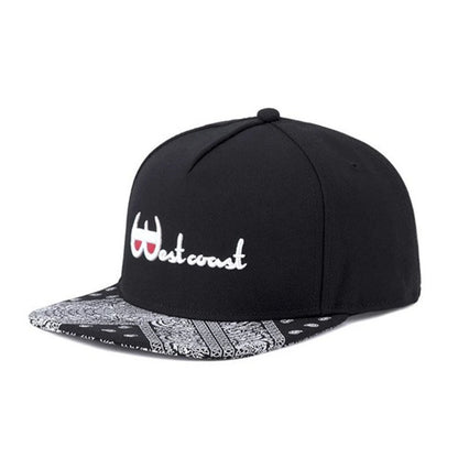 ADVISORY Alphabet Label Flat Brim Unisex Snapback Cap