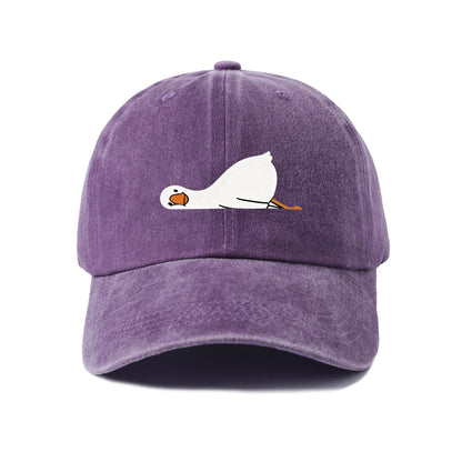 Fried Egg Graphic Vintage Washed Baseball Cap