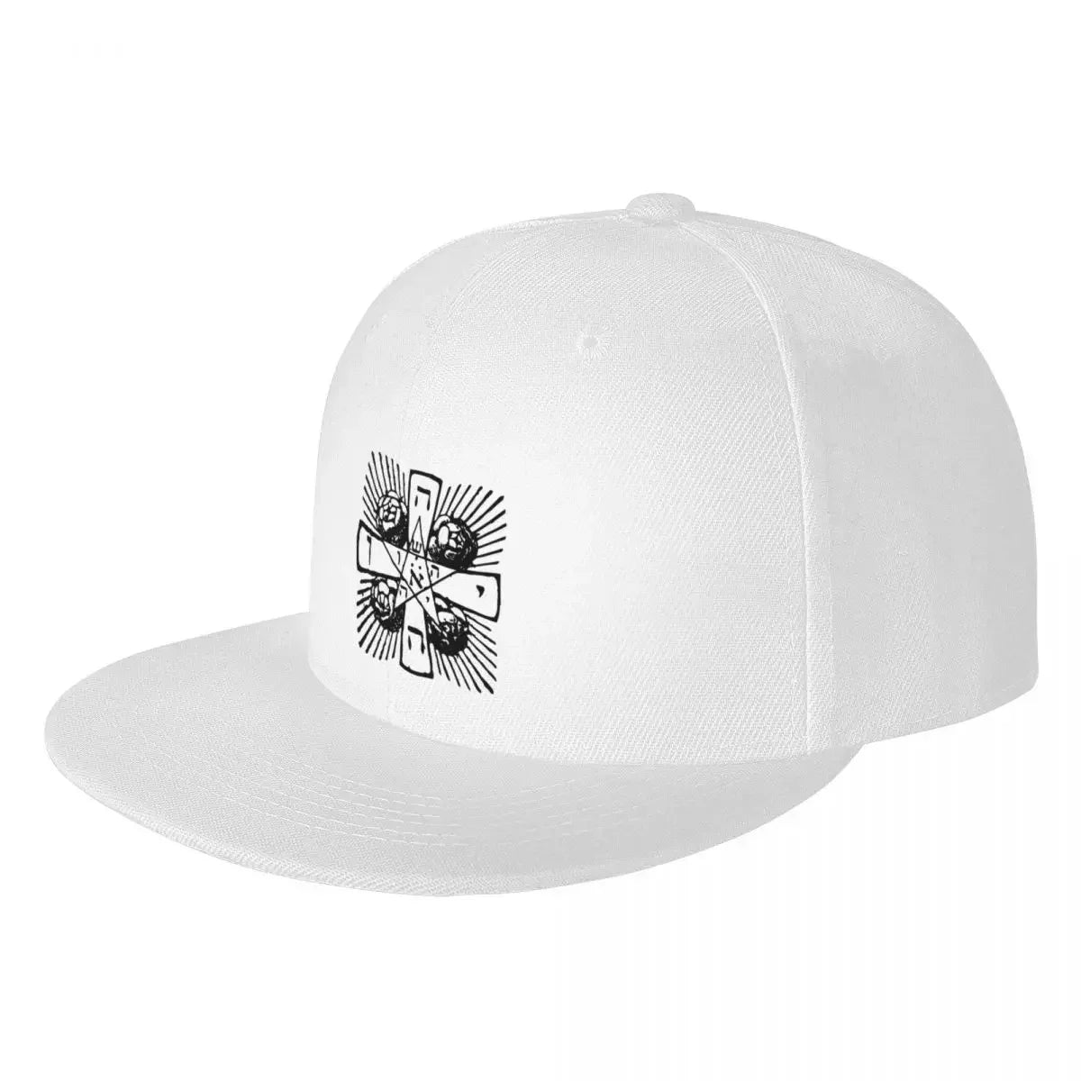 2026 Rosy Cross Black Sports Snapback Cap