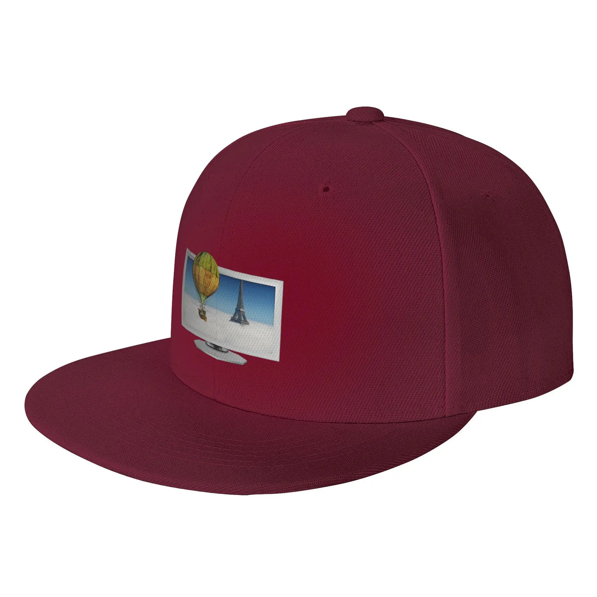 Fashion 3D TV Commuting Snapback Cap