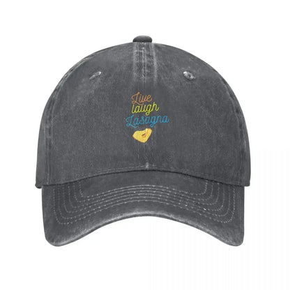 Live Laugh Lasagna Italian Kitchen Baseball Cap