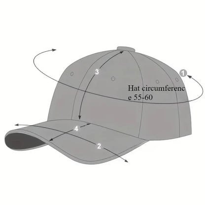 Deer Antlers Washed Cotton Baseball Cap