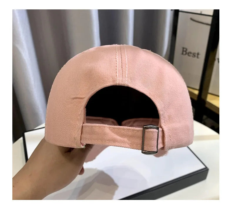 New Celebrity Fashion Embroidery Hole Sunscreen Baseball Cap Women