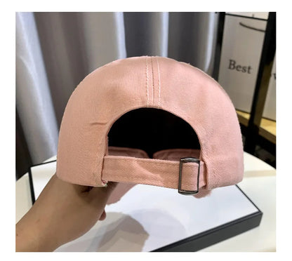 New Celebrity Fashion Embroidery Hole Sunscreen Baseball Cap Women