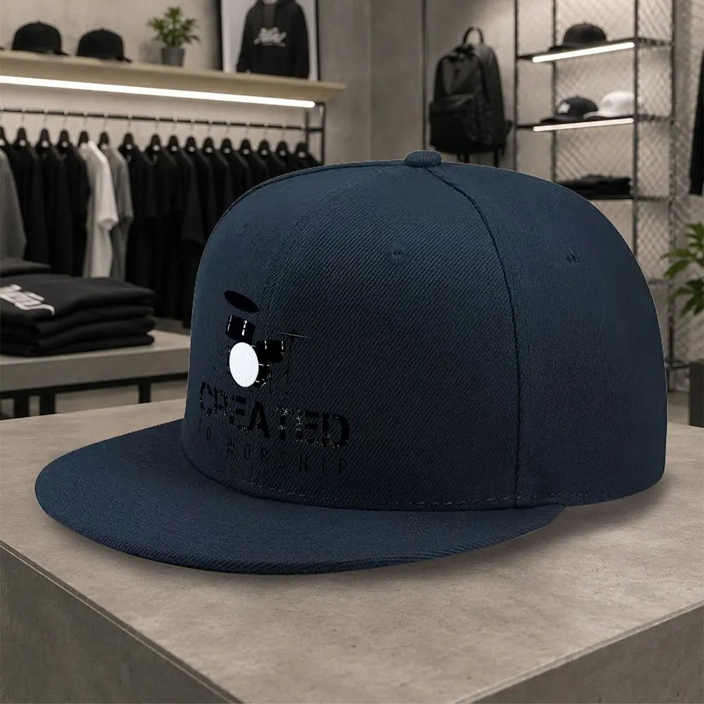 New Jazz Drum Worship Theme Unisex Cap