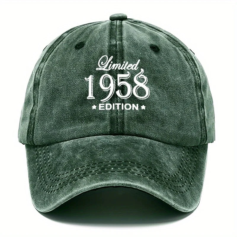 49.73 Meter Washed Letter Baseball Cap
