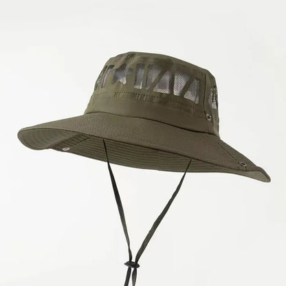 Breathable Mesh UV Protection Fishing Bucket Hat