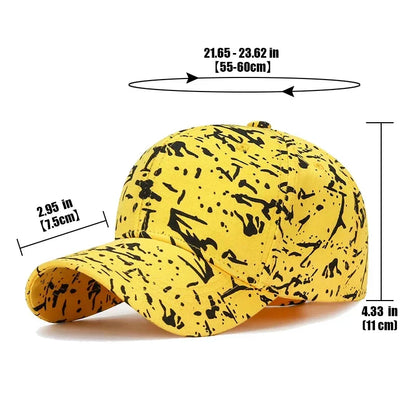 5 Colors New Fashion Youth Unisex Graffiti Style Sunshade Baseball Cap