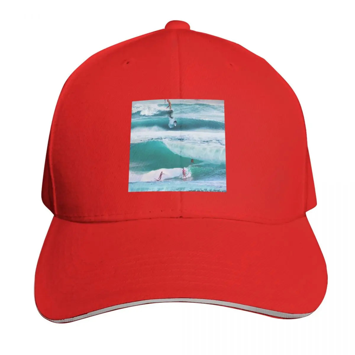 Happiness Comes In Waves Cotton Twill Baseball Cap