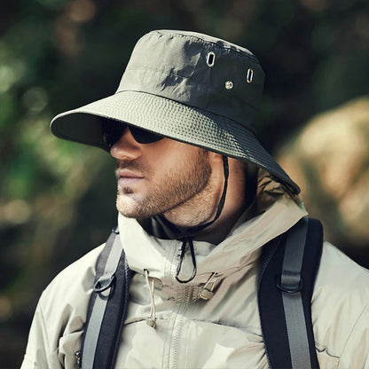 Waterproof UV Protection Wide Brim Fishing Bucket Hat