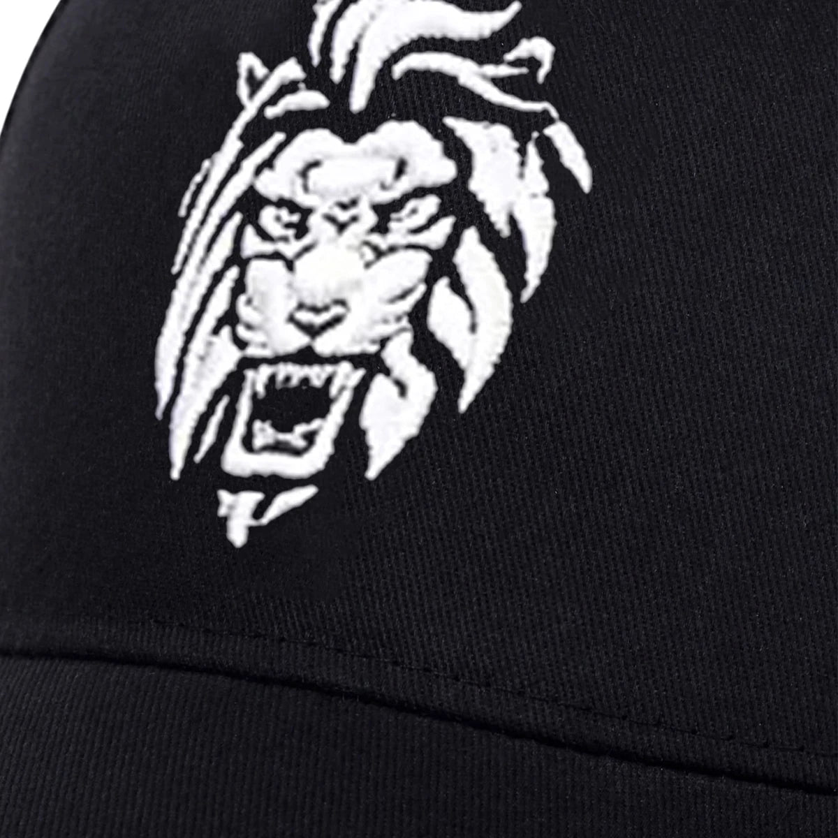Unisex Lion Head Embroidery Baseball Net Caps