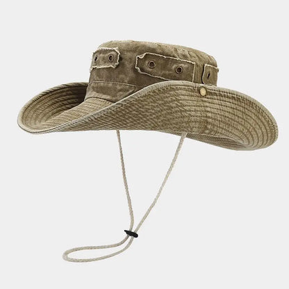 Four Seasons Cotton Solid Bucket Hat