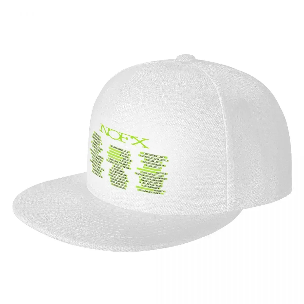 NOFX Band Flat Brim Snapback Cap