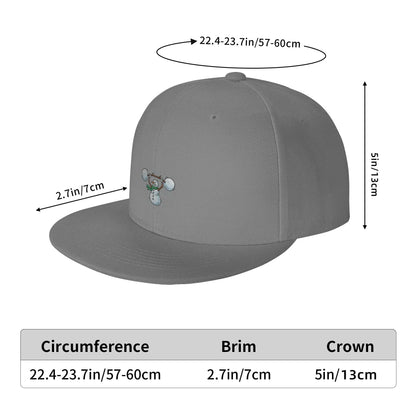 Fashion Weightlifting Snowman Christmas Snapback Cap