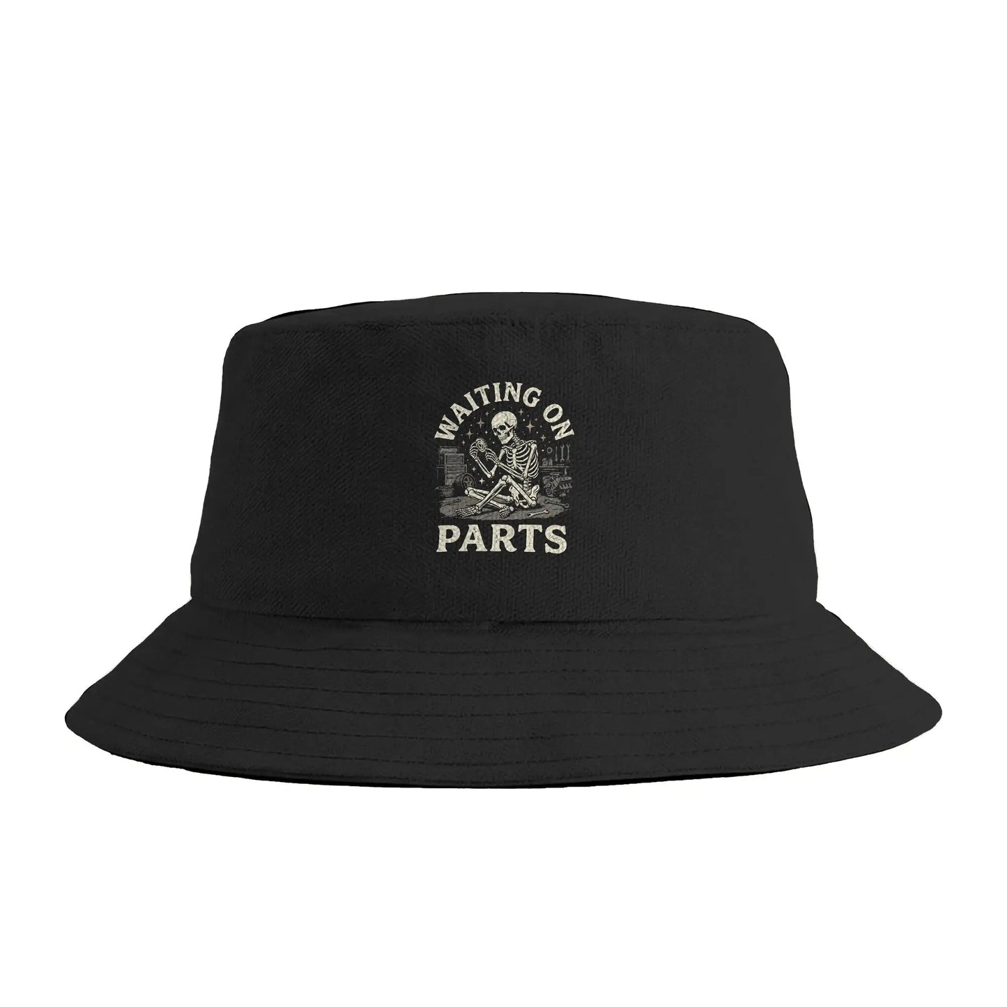 Waiting On Parts Mechanic Humor Bucket Hat