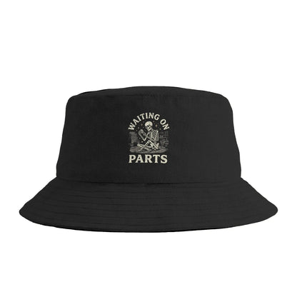 Waiting On Parts Mechanic Humor Bucket Hat