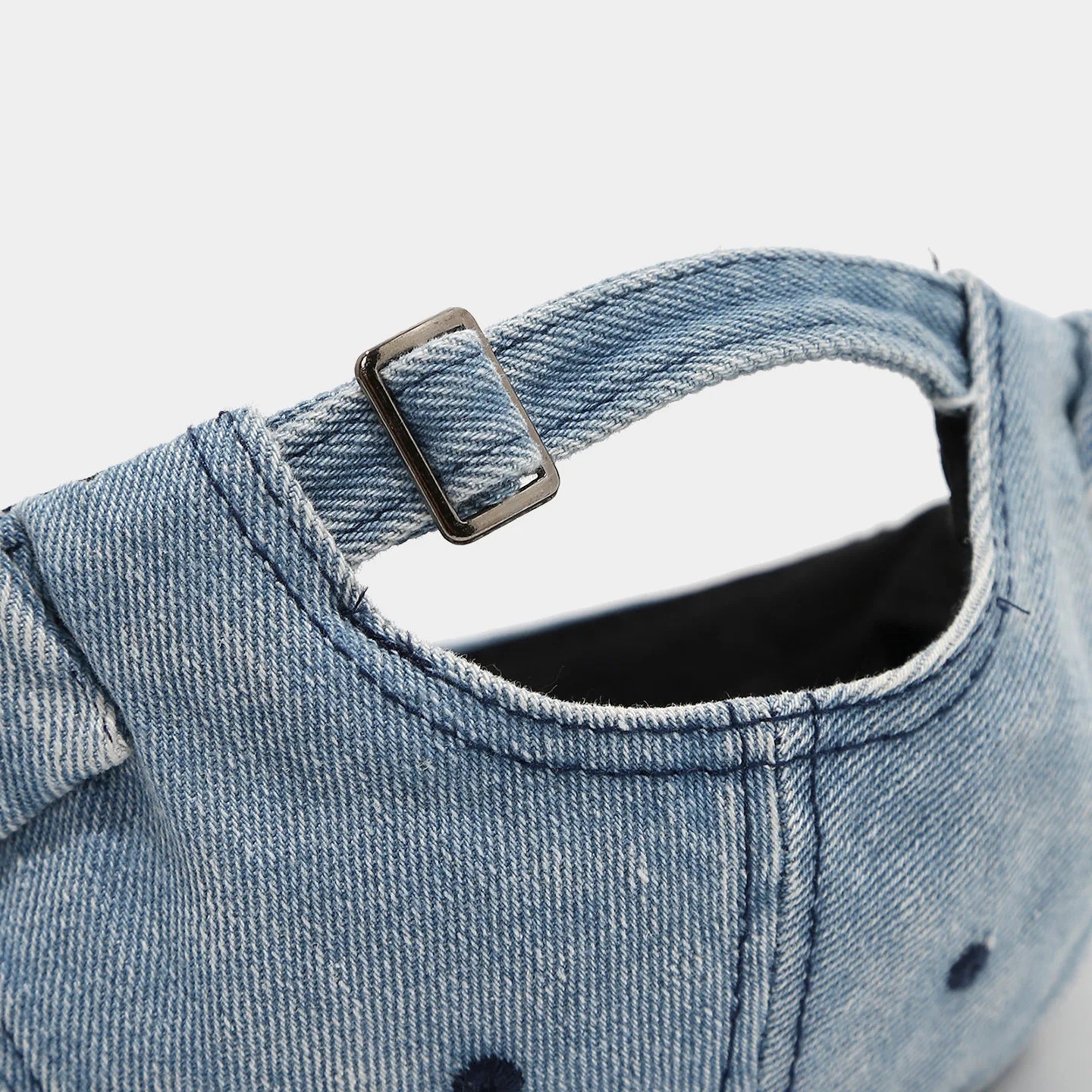 Retro Denim Docker Cap Splicing Style Brimless Caps
