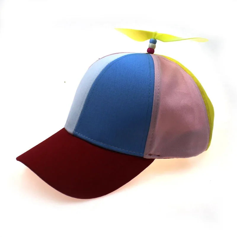 Fashion Colorful Bamboo Dragonfly Patchwork Baseball Cap Adult Size 52-61Cm