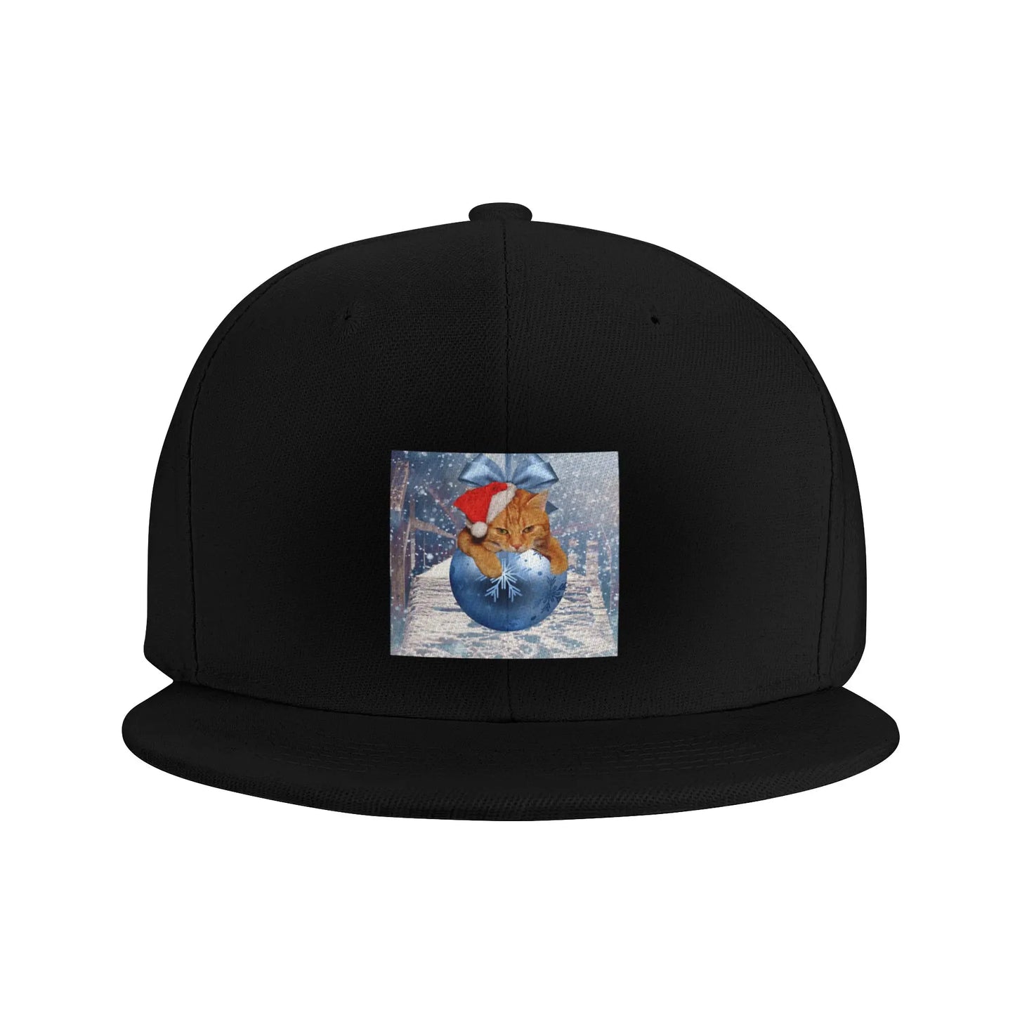 Christmas Cat Snapback Cap